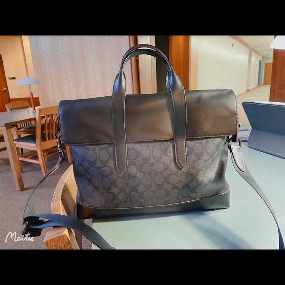 COACH F77858 HAMILTON PORTFOLIO BRIEF SIGNATURE - Picture 2 of 10